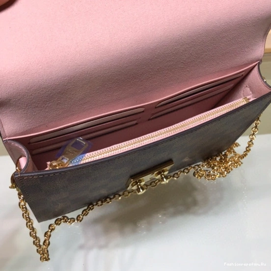 FS CHEAP LOUIS CROISETTE CHAIN WALLET VUITTON 0714